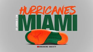 MIAMI HURRICANES 2024 Air Jordan 5 Low GS | DETAILED LOOK + PRICE