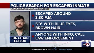 Inmate escapes from Kenosha Correctional Center