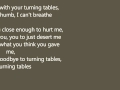 Adele - Turning Tables with lyrics