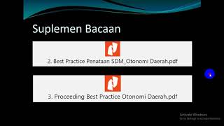 Otonomi Daerah & Desentralisasi (3b) Parameter Keberhasilan dan Contoh Best Practice