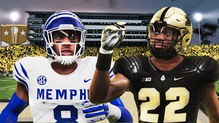 Survive the TRAP GAME! Night game at Purdue! NCAA Football Revamped Memphis Dynasty gameplay week 3