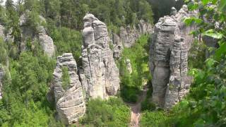 CZECH REPUBLIC Prachov Rocks (Bohemian Paradise) (hd-video)