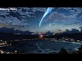 kimi no na wa your name ost 1 hour gentle rain sounds peaceful piano.ver