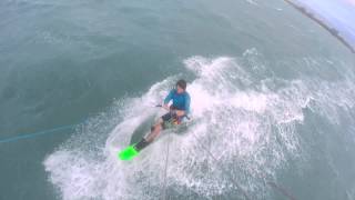 Kite Slalom Skiing