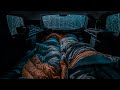 10 Hours ⚡️ Rain Sound On Window Car with Thunder SoundsㅣSleep, Study and Relaxation, Meditation