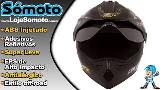 Capacete Pro Tork - Liberty MX (Preto Fosco)