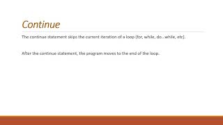 Java Programming Tutorial - Part 9- Jumping/Branching Statements-Break Statement/Continue Statement