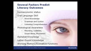 Assessing Oral Language Development and Early Literacy