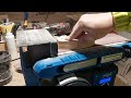 scheppach belt u0026 disc sander bts900vario unboxing test review