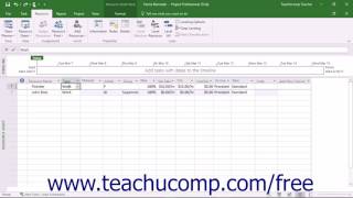Project 2016 Tutorial Creating Material Resources Microsoft Training