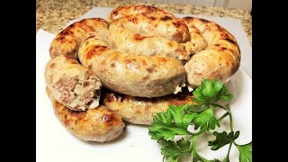 КАРТОФЕЛЬНАЯ КОЛБАСА С МЯСОМ  в духовке. Праздничное Горячее блюдо. ВСЕ АХНУТ! Домашняя колбаса.