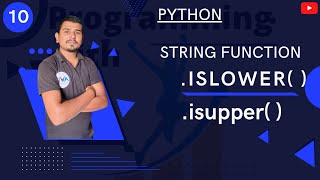 string islower function | string isupper function in python(Hindi) #islower #string #avitsupaul