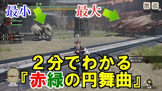 イベクエ『赤緑の円舞曲』２分でわかるクエスト詳細解説　最大最小金冠確定・究極の片眼鏡　モンハンライズサンブレイクMHRise