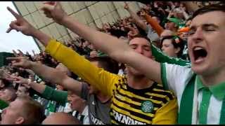 Celtic Fans - Come On You Bhoys In Green 07/04/2012