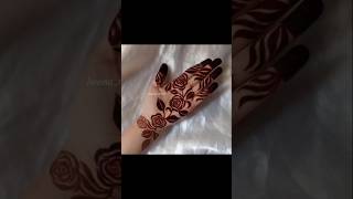 Rose mehendi designs for you.