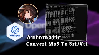 Tool Convert Video Mp4 To Srt/Vtt File, Using Whisper AI