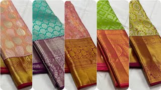 NICE TRADITIONAL KANCHIPURAM SILK SAREES |@millionsarees |#milliondesigns |whatsapp 6305863923