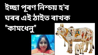 ইচ্ছা পূৰণ নিশ্চয় হ'ব, ঘৰত ৰাখক কামধেনু / kamdhenu vastu in assamese / Dhan labhar upai in assamese