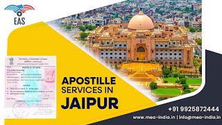 How get your document Apostille in Jaipur? | What is the procedure for Apostille in Jaipur?