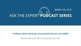 702. Pediatric MOG Antibody-Associated Disease and ADEM