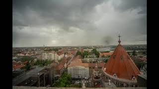 Szeged felett még az eső is gyönyörű