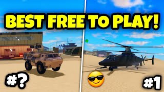 The TOP 5 Best Free To Play VEHICLES In War Tycoon!