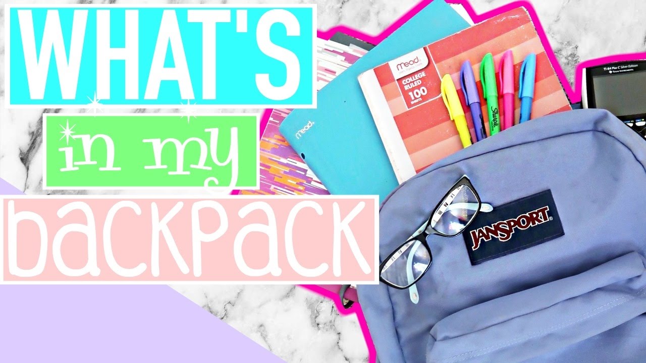 What S In My Backpack At Jon Lefebre Blog