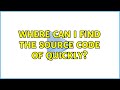 Ubuntu: Where can I find the source code of Quickly?