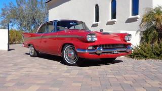 RARE ! Ever seen this one? 1958 Packard Sport Coupe in Red & Ride on My Car Story with Lou Costabile