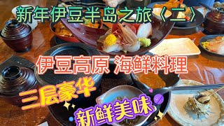 2022年日本新年伊豆半岛旅游〈二〉在伊豆海边吃新鲜美味的海鲜料理