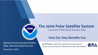 NedTalk 2021: Low Earth Orbit NOAA Satellite Data