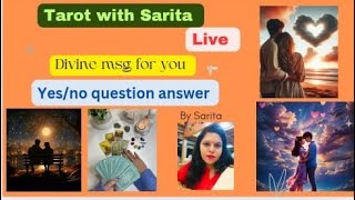 Tarot with Sarita is live! #Free #tarot#tarotreading #onecard #yes/no #question #answer #divine #msg