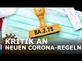 CORONA-KRITIK: Bund setzt im Herbst auf Masken, Tests und Impfung