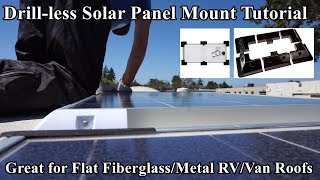 RV Solar Tutorial: Drill-less Mount Installation Guide