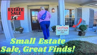 Great ESTATE SALE Finds!!! Both small Sales Had Some Hidden Gems!