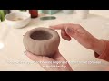 how to make a ceramic bowl pinch pot technique the full process