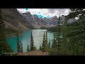 Landscapes of Banff National Park  Scenes from Canadian Rockies with Relaxing Music (4K UHD Video)