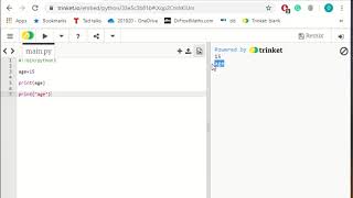 Storing Variables Python