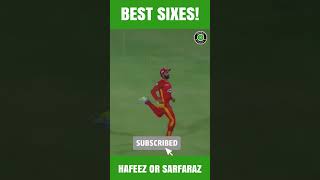 Hafeez vs Sarfaraz Best Sixes #HBLPSL8 #PSL8 #SochHaiApki #SportsCentral MB2L
