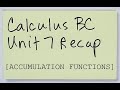 Calculus BC Unit 7 Recap