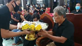 พิธีสวดพระอภิธรรมศพ คุณพ่อสมเจตน์ คะโมระวงศ์ อายุ 65ปี ณ วัดใหม่ลำนกแขวก มินบุรี กทม. 06/06/2563