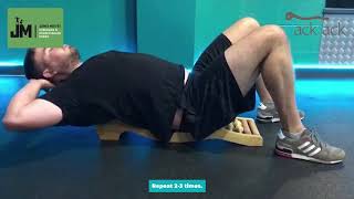 Middle Back Pain Relief Exercise - Lean Back and Crunch