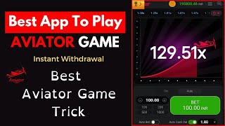 Best App To Play Aviator | Best Aviator Game Tricks | Bluechip Aviator Game | Aviator Withdrawal