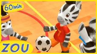 ZOU et les sports de ballons | Compilation 1H | ZOU en français 🦓 | Dessins animés