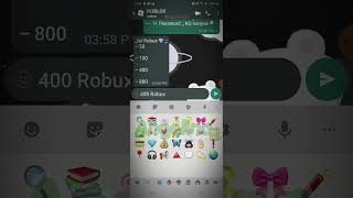 #Pov ;; Isi Robux 💰 [ Fake chat ⚠❗] #berandafypシ #fyp #short