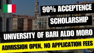 University of Bari Aldo Moro Italy | Italy scholarship for international students 2024