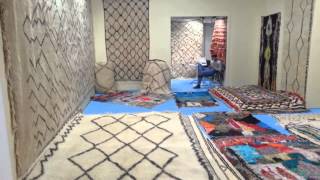 Moroccan Berber tribal minimalist rugs at DOMOTEX 2015 HD.