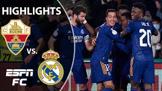 10-man Real Madrid edges Elche in extra time THRILLER | Copa del Rey Highlights | ESPN FC