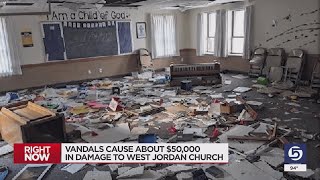 Vandals Go On Rampage At West Jordan Church Causing $50,000 In Damage