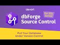 Database version control with dbForge Source Control for SQL Server
